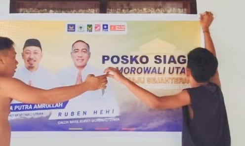 Kawula Muda Morut di Kota Palu, Dirikan Posko SIAGA Jeffisa Putra A -Ruben Hehi, (Foto: Ist)