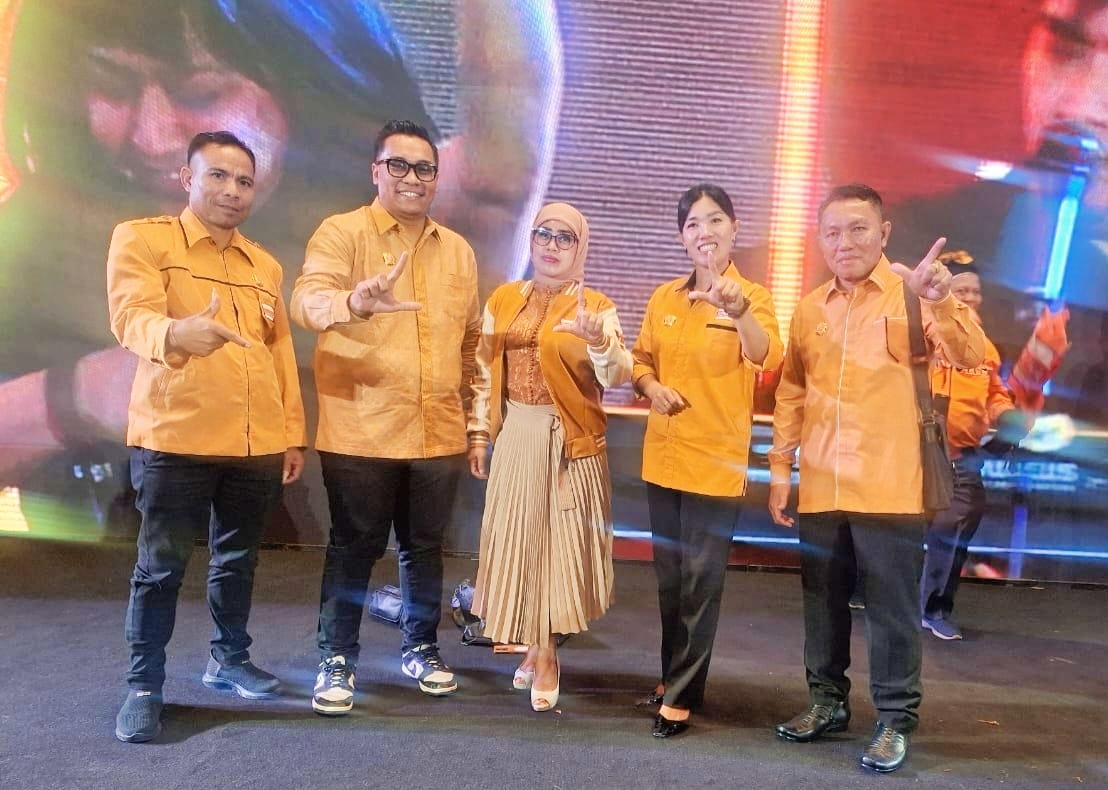 Sosok lima kader Partai Hanura yang berhasil duduk dikursi DPRD Morowali Utara (Foto : Ist)