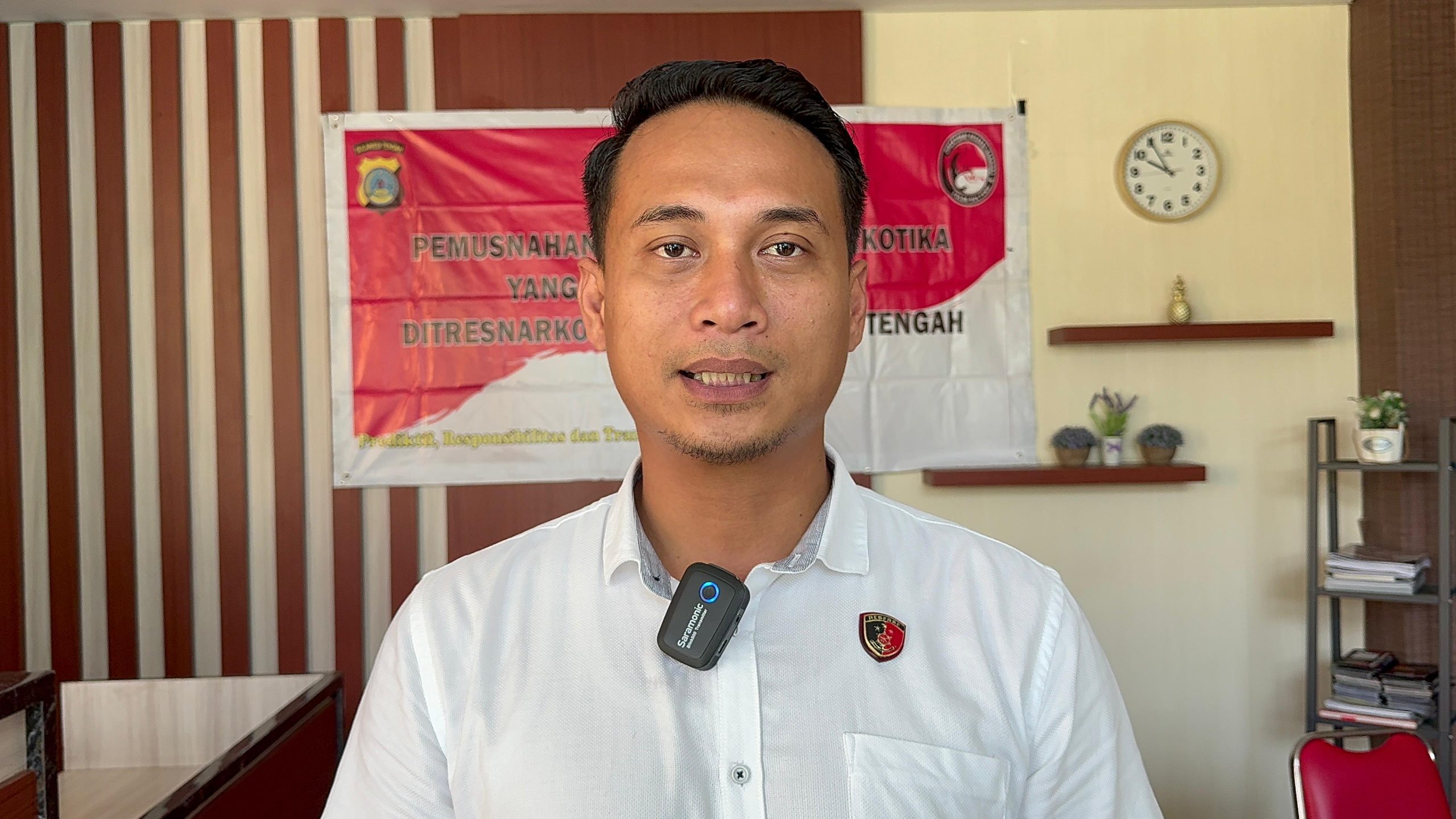 Kasubdit 3 Ditresnarkoba Polda Sulteng, Kompol Raden Real Mahendra