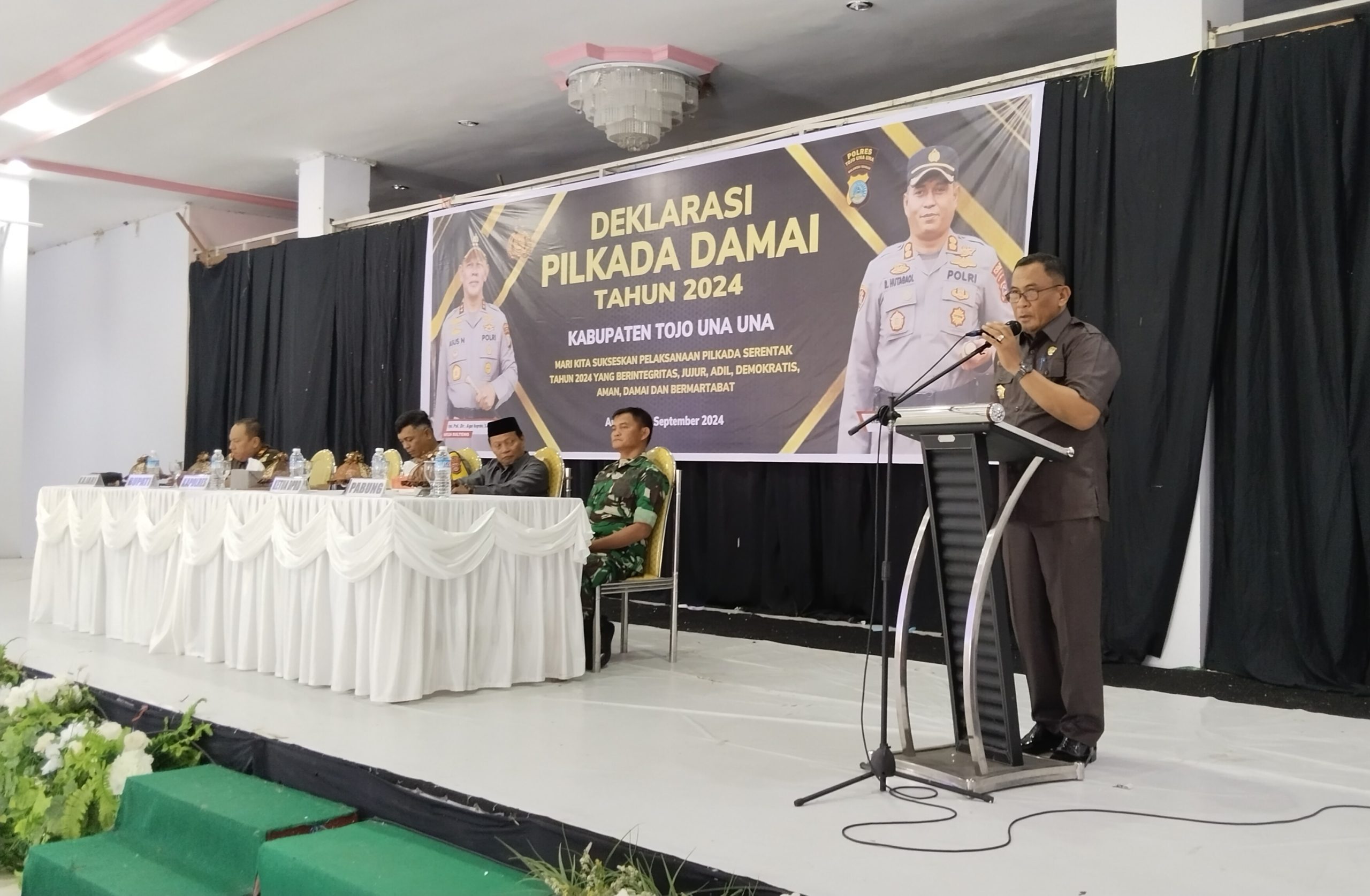 Sekretaris Daerah Alimudin Muhammad dalam Sambutannya