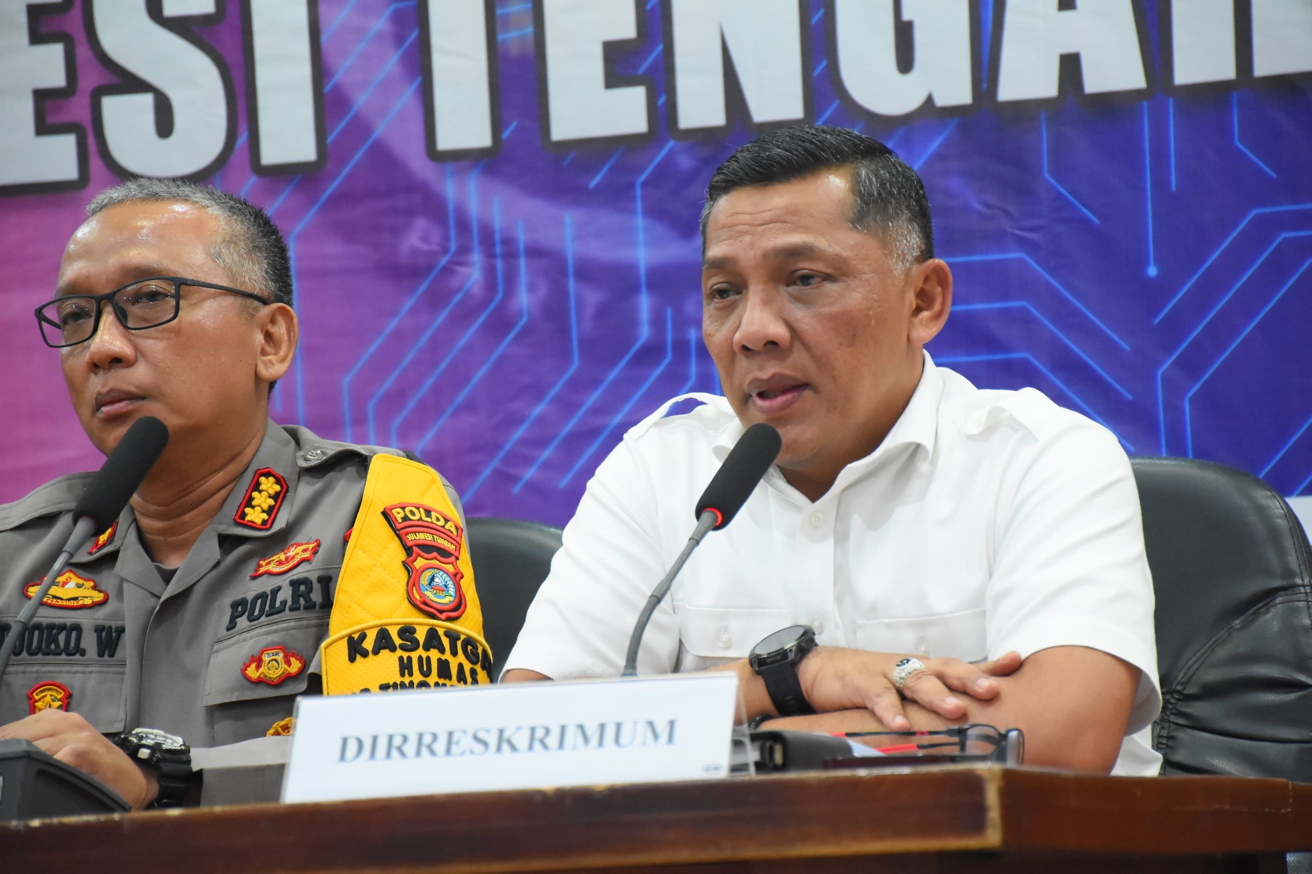 Dirreskrimum Polda Sulteng Kombes Pol. Parojahan Simanjuntak