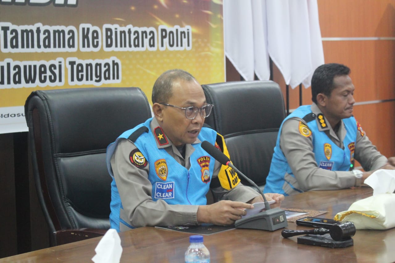 Pelaksanaan sidang kelulusan akhir tingkat panitia daerah (Panda) Polda Sulteng dipimpin Wakapolda Sulteng Brigjen Pol Soeseno Noerhandoko di Rupatama Polda Sulteng, Rabu (2/10/2024)