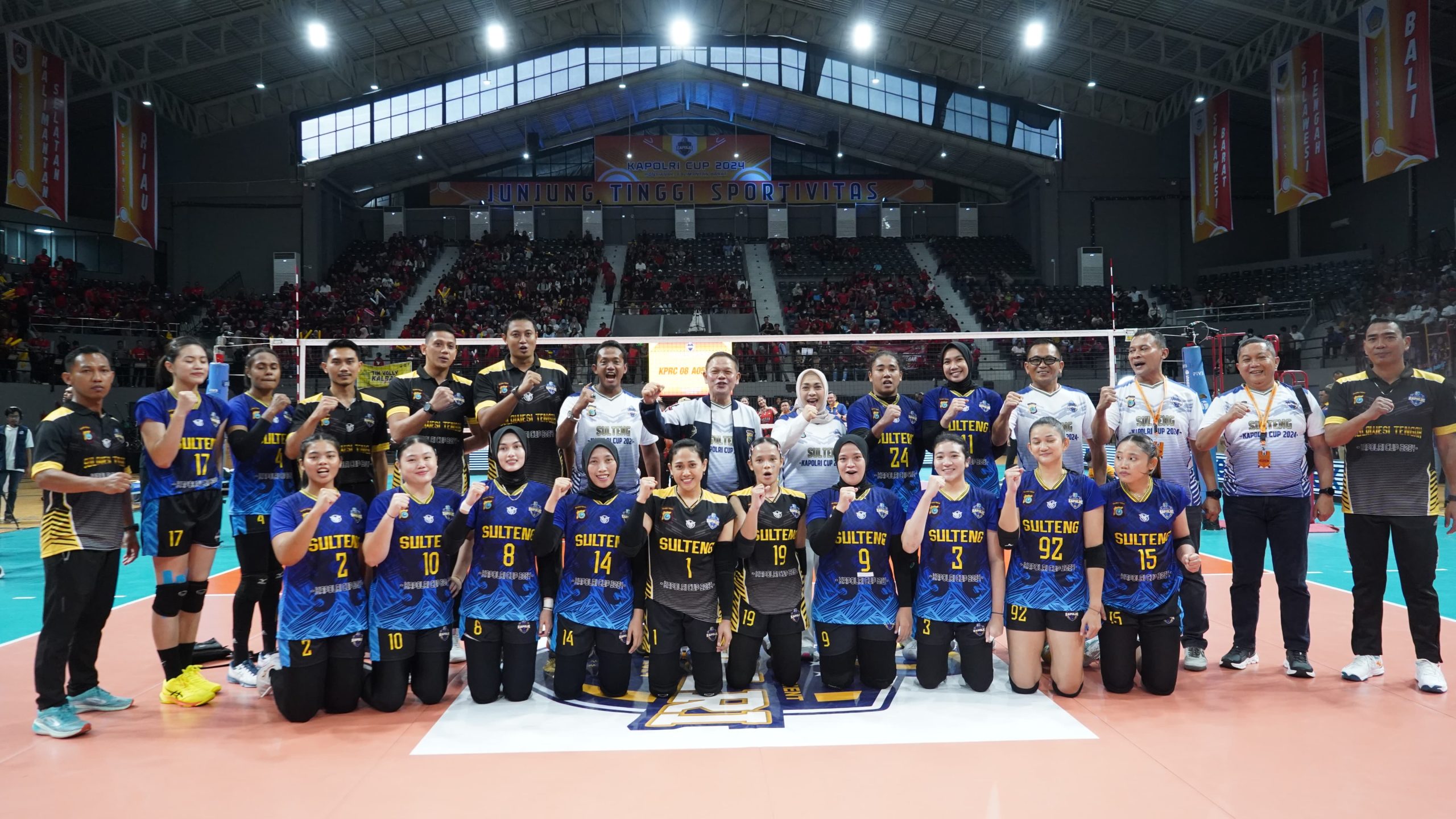 Tim putri Polda Sulawesi Tengah
