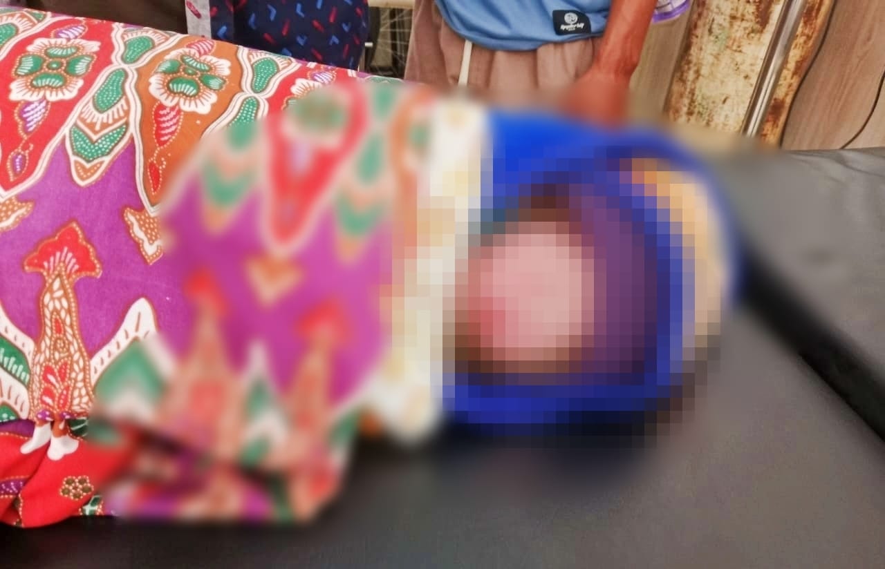 Orok yang ditemukan warga, dalam kondisi normal (Foto: Ist)