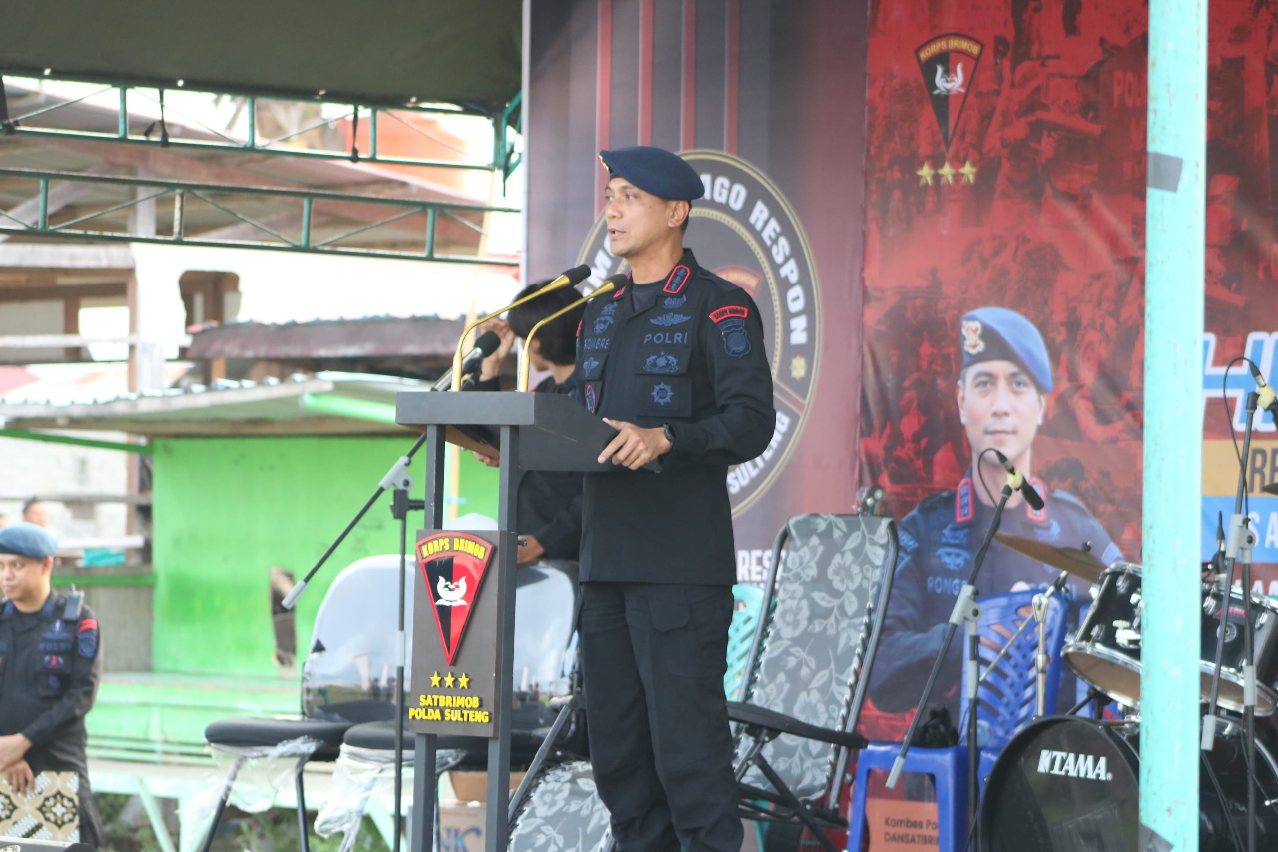 Kombes Pol Kurniawan Tandi Rongre S.I.K., M.Si., Dansat Brimob Polda Sulteng
