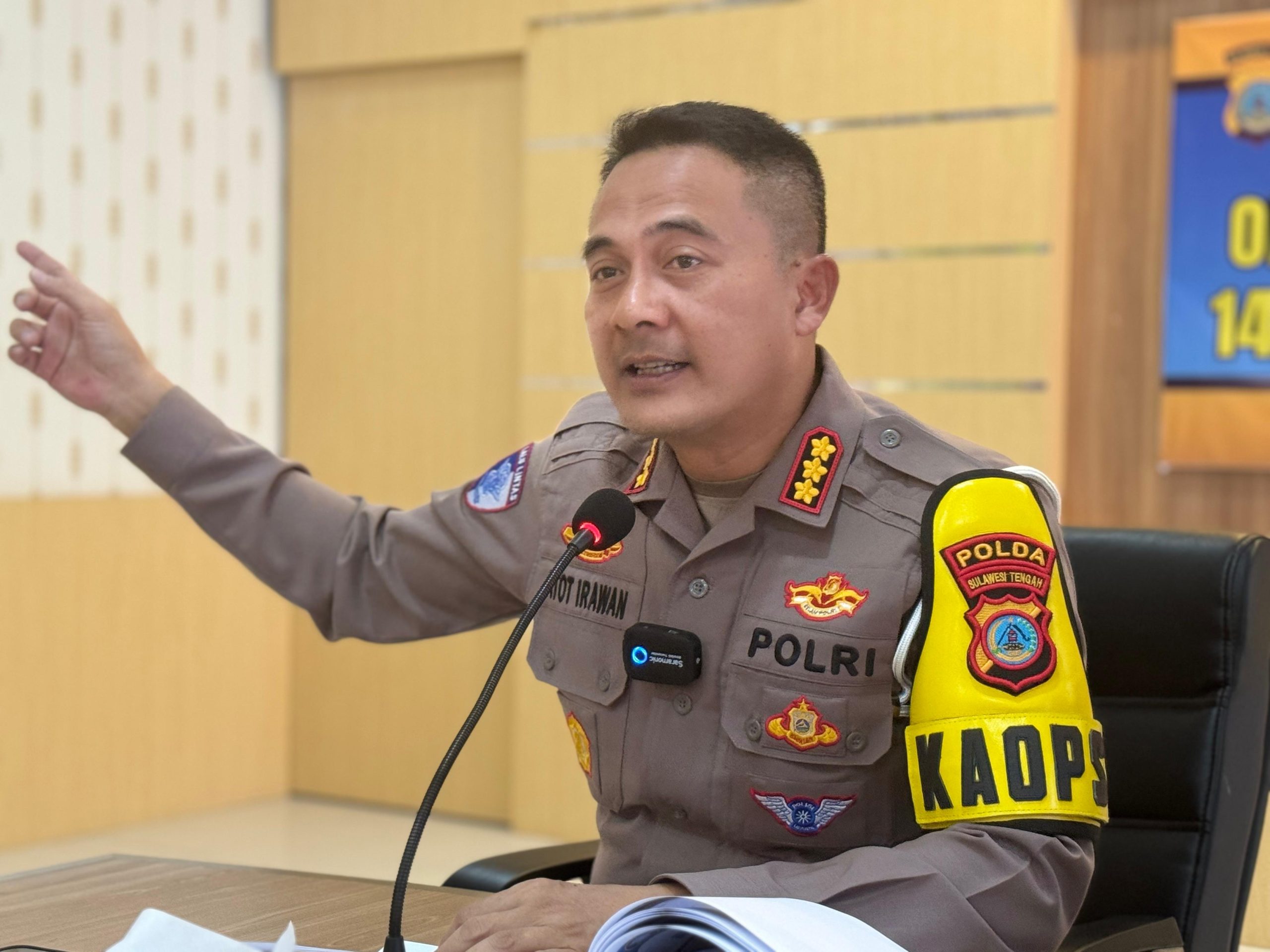 Dirlantas Polda Sulteng Kombes Pol. Atot Irawan