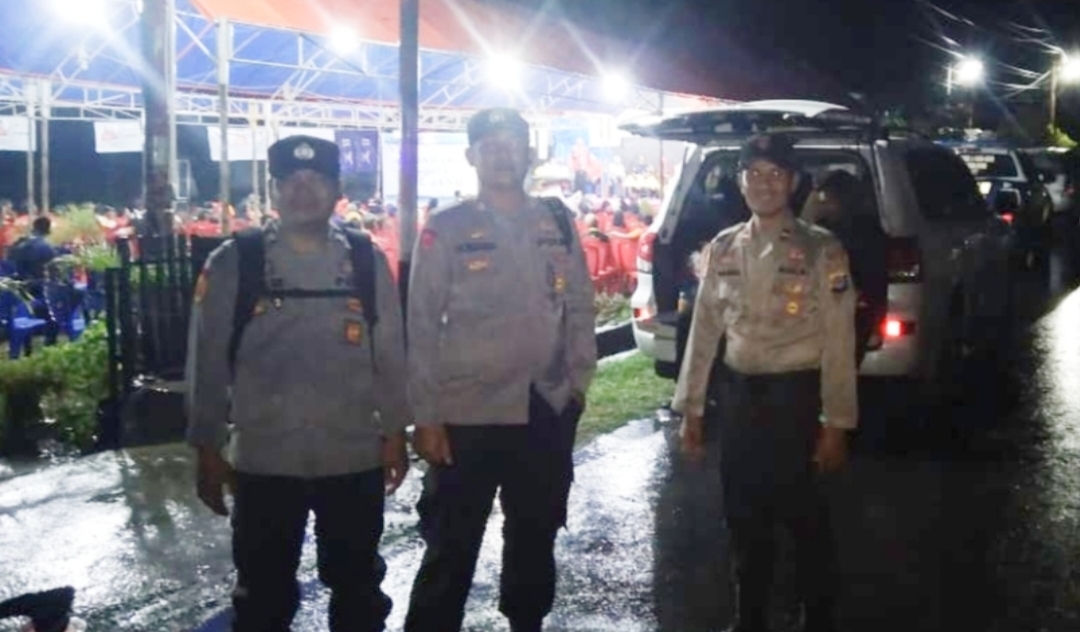 Subsatgas Preventif Operasi Mantap Praja (OMP) Tinombala 2024 laksanakan pengamanan kampanye terbatas Calon Wakil Gubernur (Cawagub) Sulteng