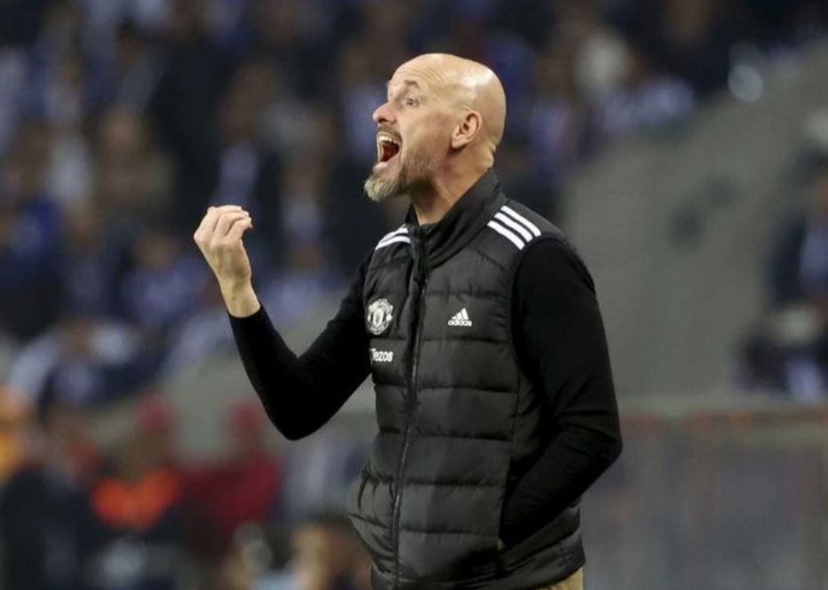 Manajer Manchester United Erik Ten Hag. (c) AP Photo/Luis Vieira