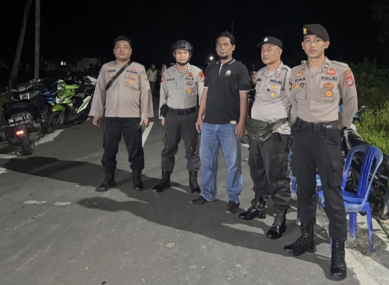 Polres Touna kembali mengamankan kegiatan kampanye dari kandidat Gubernur Sulteng dan Bupati Touna