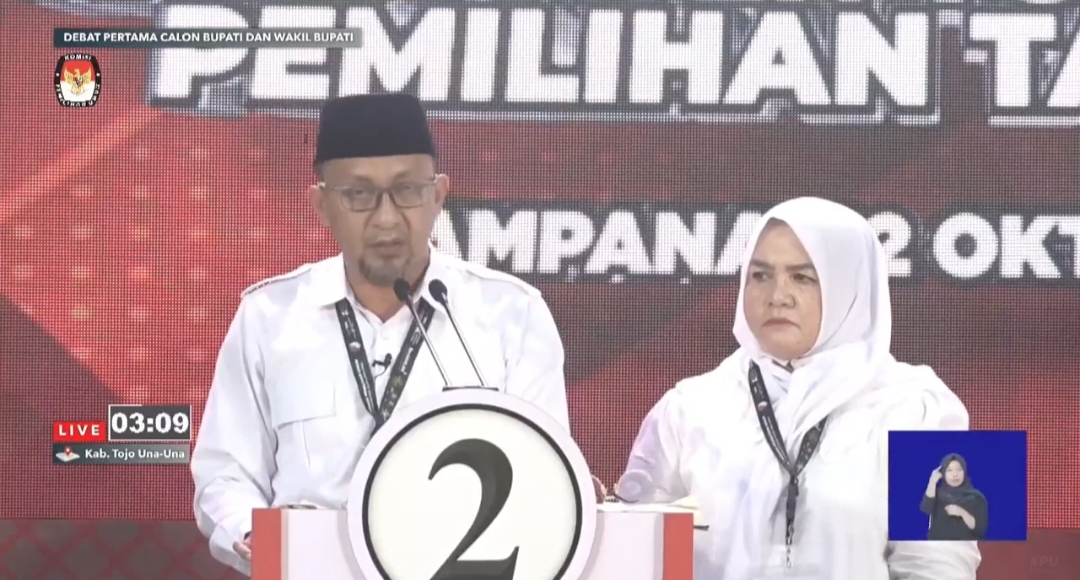 Debat Perdana , Nomor urut 2 IHLAS