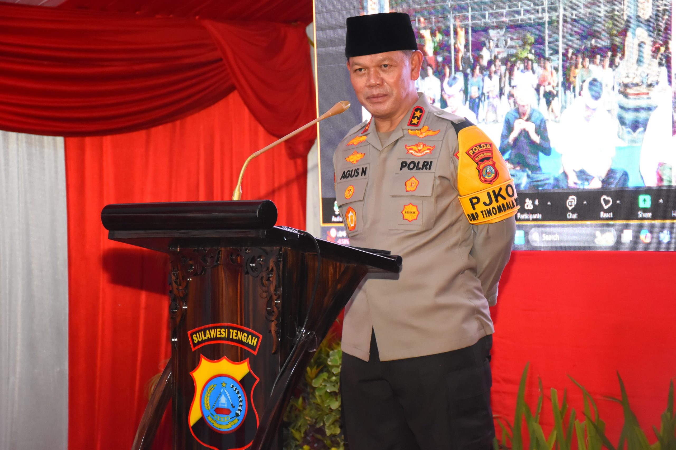 Kapolda Sulteng Irjen Pol Dr. Agus Nugroho