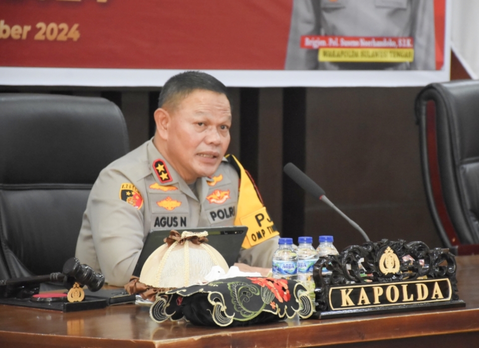 Kapolda Sulteng, Irjen Pol Dr. Agus Nugroho, S.I.K., S.H., M.H.,
