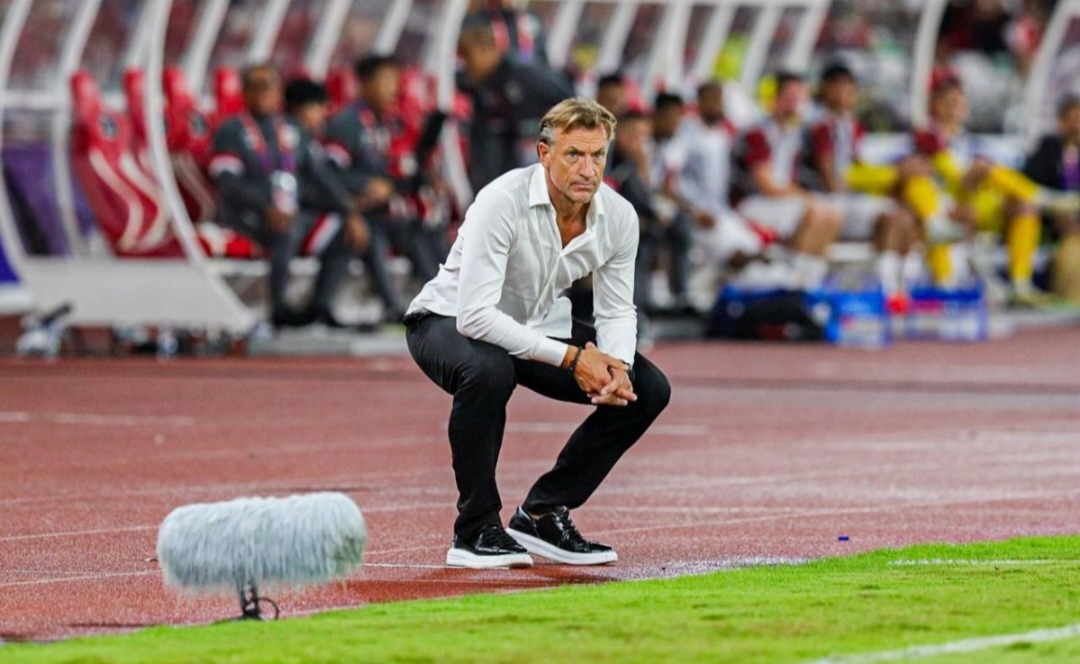 Herve Renard diminta mundur dari jabatan pelatih Timnas Arab Saudi. (Foto: Aldi /MPI)