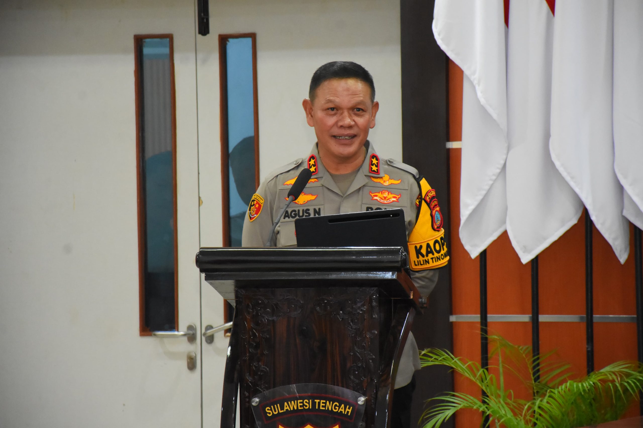 Kapolda Sulawesi Tengah, Irjen Pol Dr. Agus Nugroho