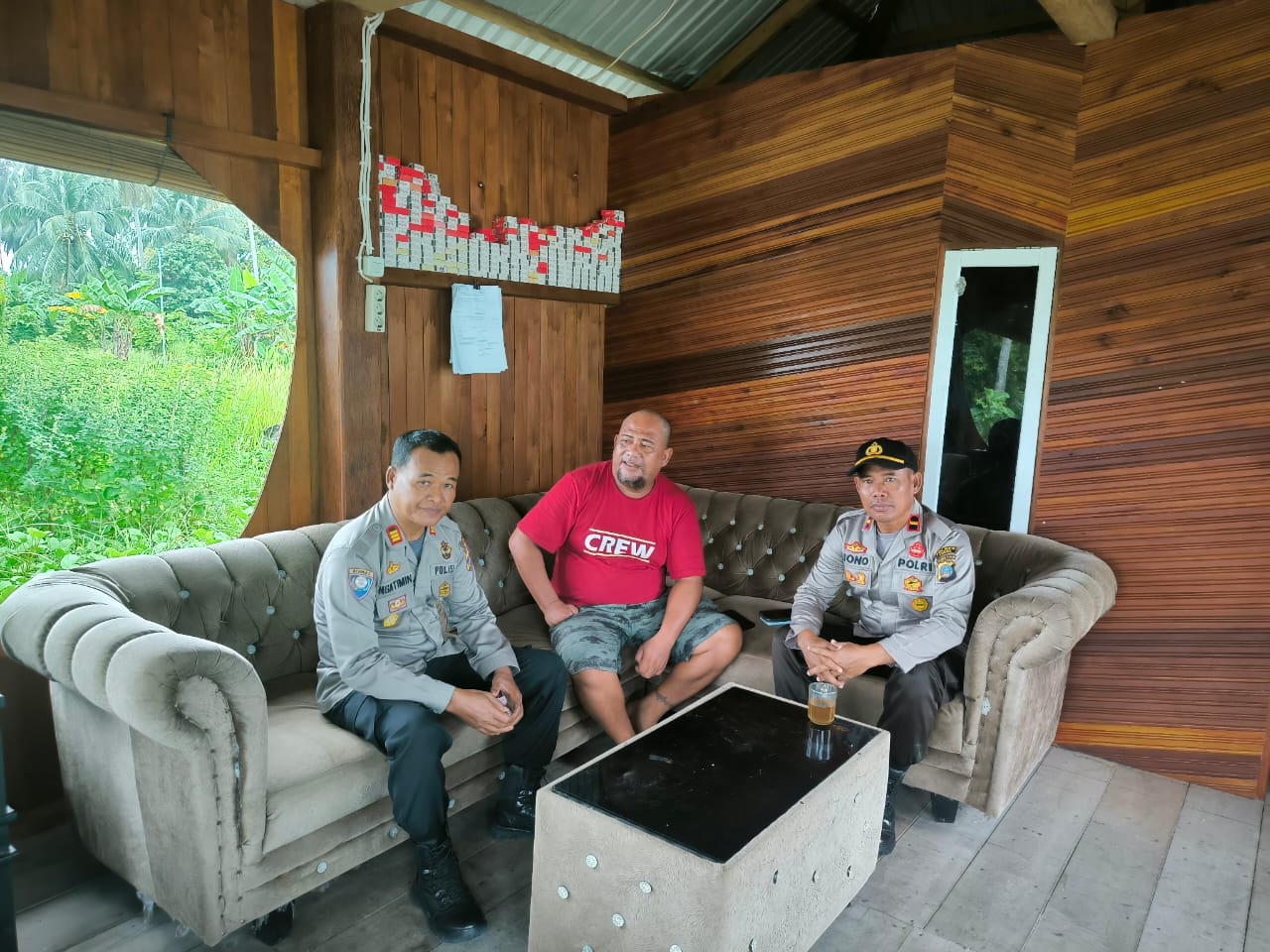 Polres Touna, sambang siltokoh masyarakat Sahdat di kelurahan Bailo. Kamis (2/1/2025)