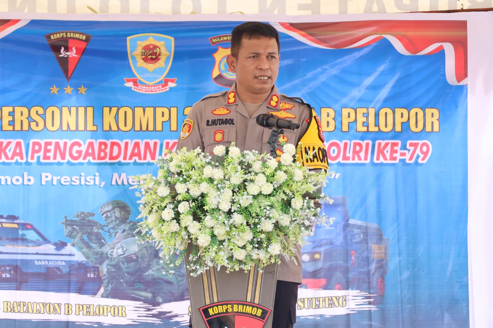 Kapolres Tojo Una Una AKBP Ridwan J.M. Hutagaol, S.I.K., S.H.