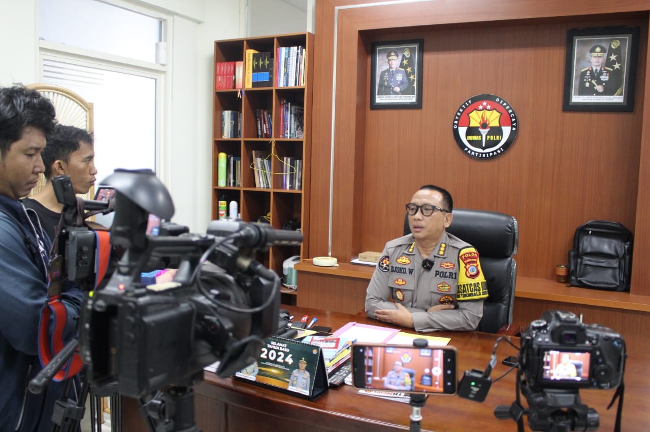 Kabidhumas Polda Sulteng Kombes Pol. Djoko Wienartono