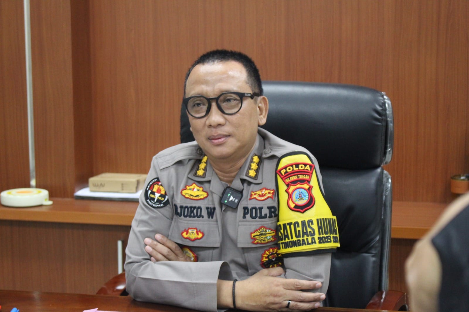 Kabidhumas Polda Sulteng Kombes Pol. Djoko Wienartono