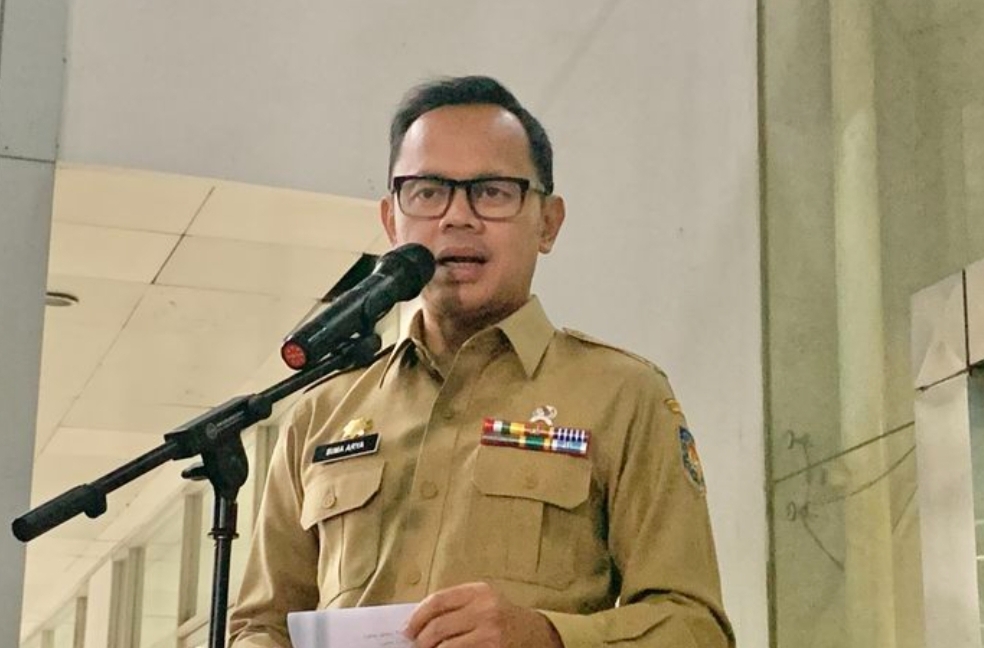 Wakil Menteri Dalam Negeri (Wamendagri) Bima Arya saat ditemui di Kantor Kemendagri, Jakarta Pusat, Senin (17/2/2025).(KOMPAS.com/FIRDA JANATI)