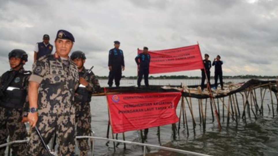 KKP menegaskan tindakan menyegel dan membongkar pagar laut di Tangerang telah sesuai peraturan perundang-undangan dan tak asal-asalan. (Foto: Dok. KKP)