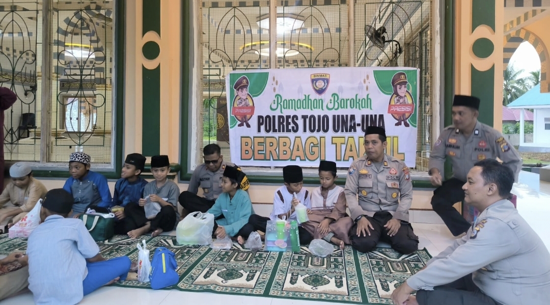 Polres touna, Buka Puasa bersama anak yatim