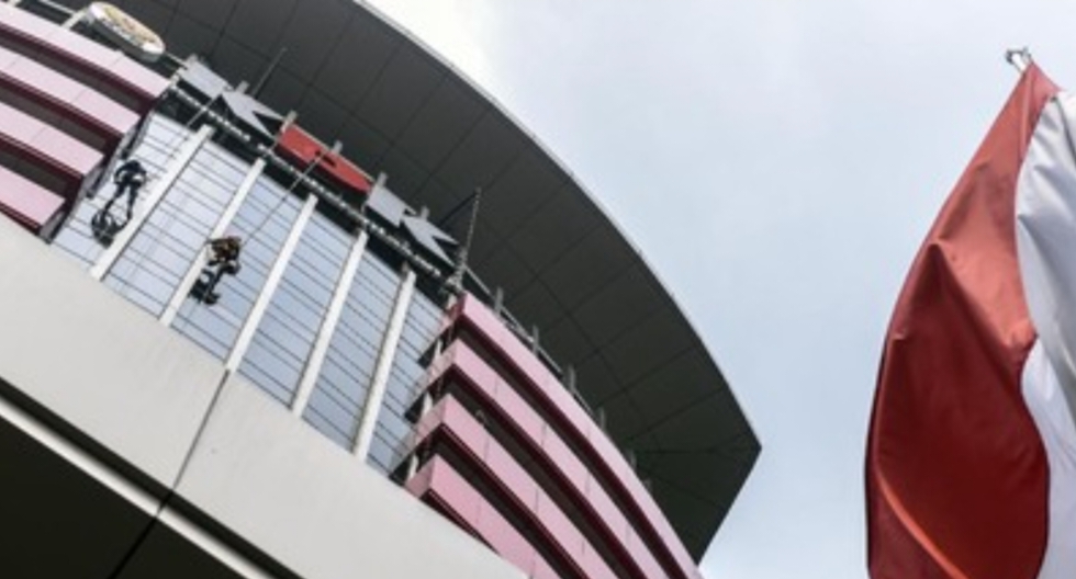 Gedung Merah Putih yang menjadi markas KPK di Kuningan, Jakarta Selatan. (ANTARA FOTO/Hafidz Mubarak A)