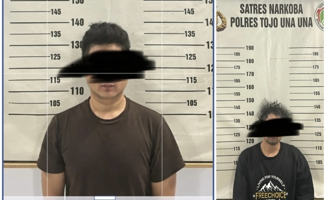 Dua orang terduga pengedar shabu di tangkap