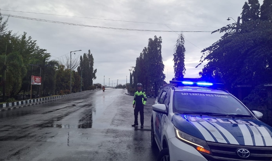 Polres Tojo Una Una dan jajaran kembali melakukan patroli