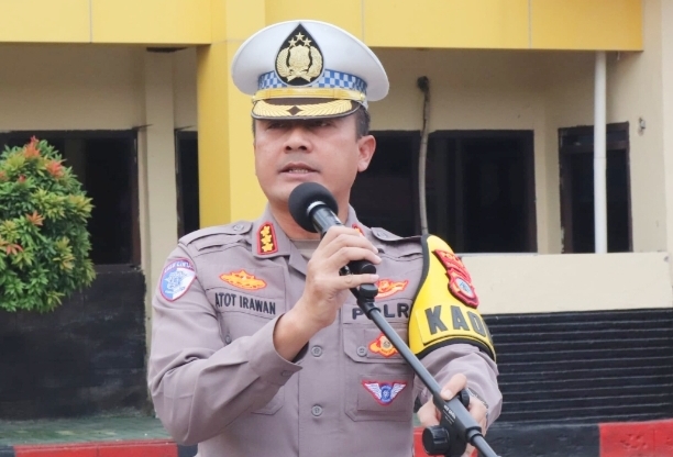 Dirlantas Polda Sulteng Kombes Pol Atot Irawan, S.I.K., M.M.,