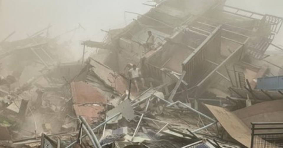 Junta militer tak mengizinkan jurnalis asing meliput Myanmar usai diguncang gempa dengan magnitudo 7,7. (AFP/STR)