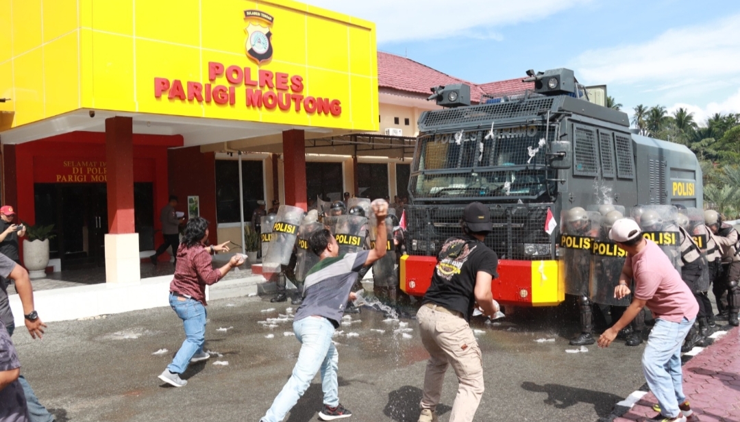 Polres Parigi Moutong menggelar Simulasi Sistem Pengamanan Kota
