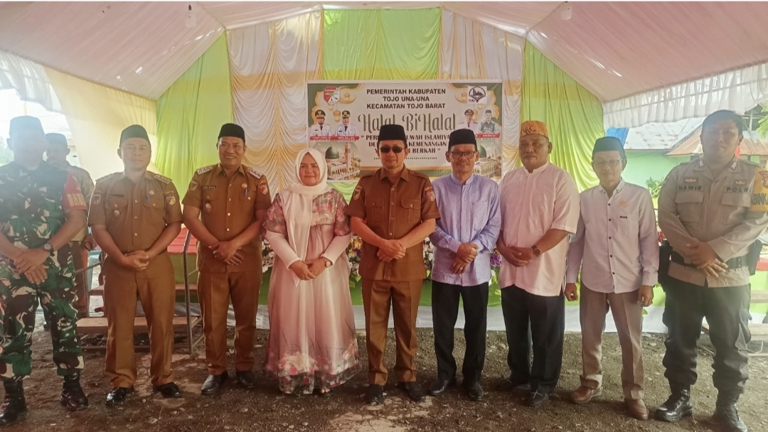 Bupati Tojo Una-una Ilham Lawidu Dan Wakil Bupati Surya Hadir kegiatan perayaan Halal Bi Halal