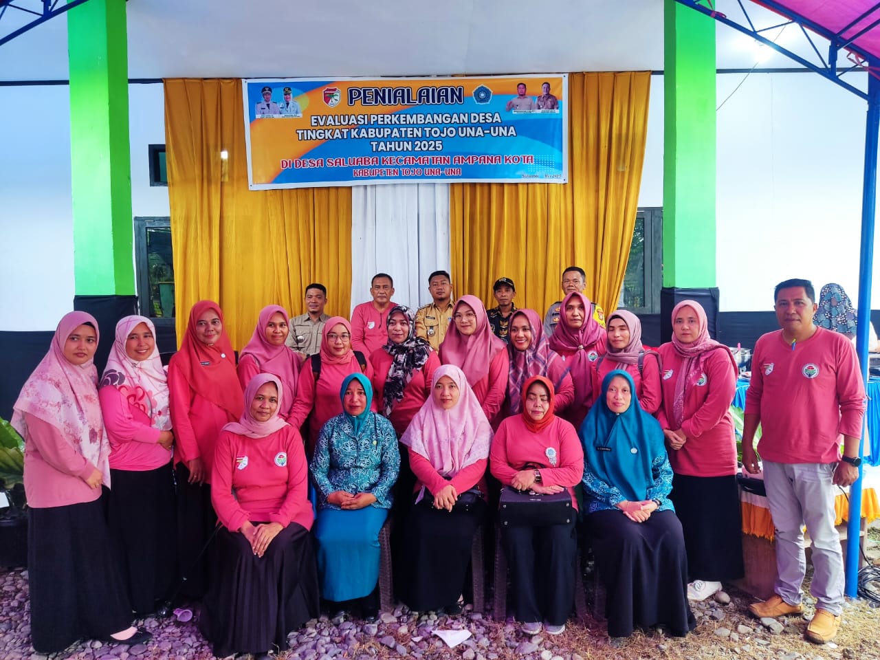 Lomba Desa Tingkat Kabupaten tahun 2025 di Desa Saluaba, Kecamatan Ampana Kota, Senin (19/5/2025).