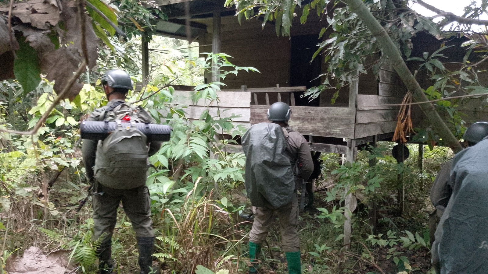 Tim Alfa 2 Satgas III Preventif Ops Madago Raya rutin menggelar patroli hutan