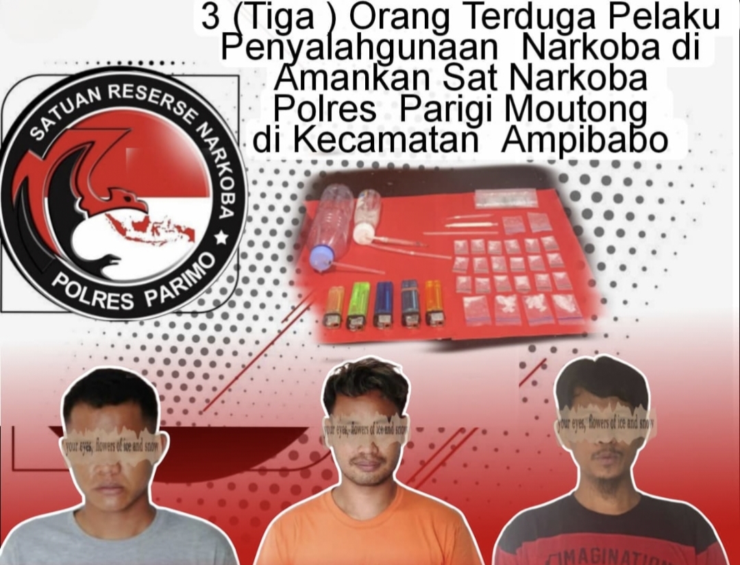 Ketiga terduga pelaku yang diketahui berinisial MFA (25), AR (24) dan HE (39)
