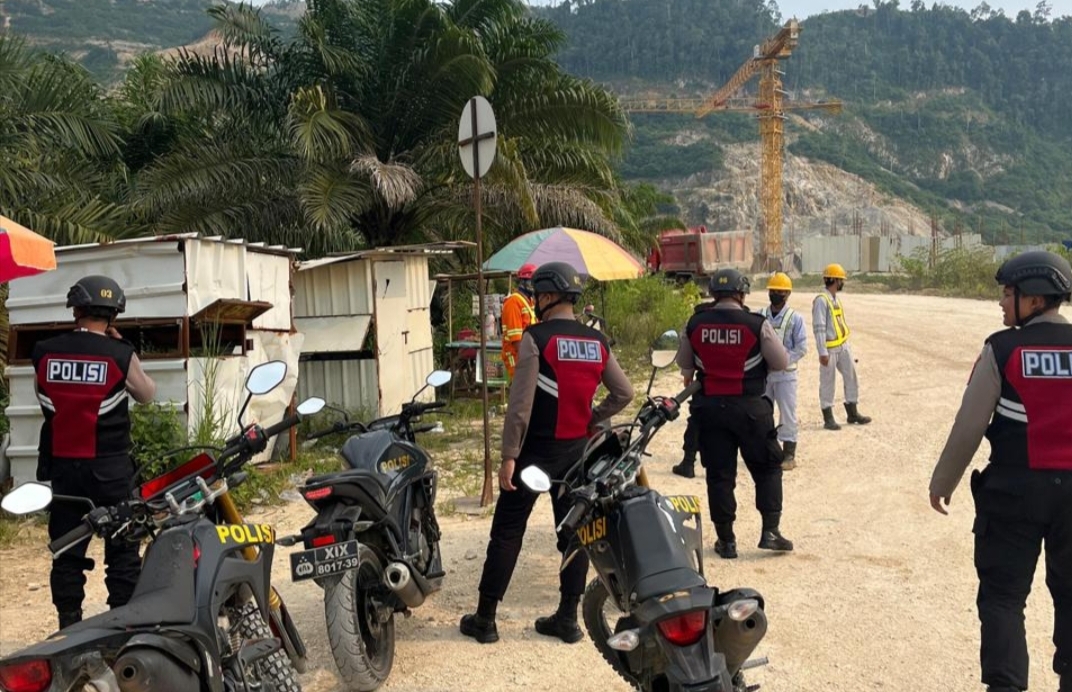 Polres Morowali melalui Satuan Samapta melaksanakan kegiatan Patroli Kota Presisi