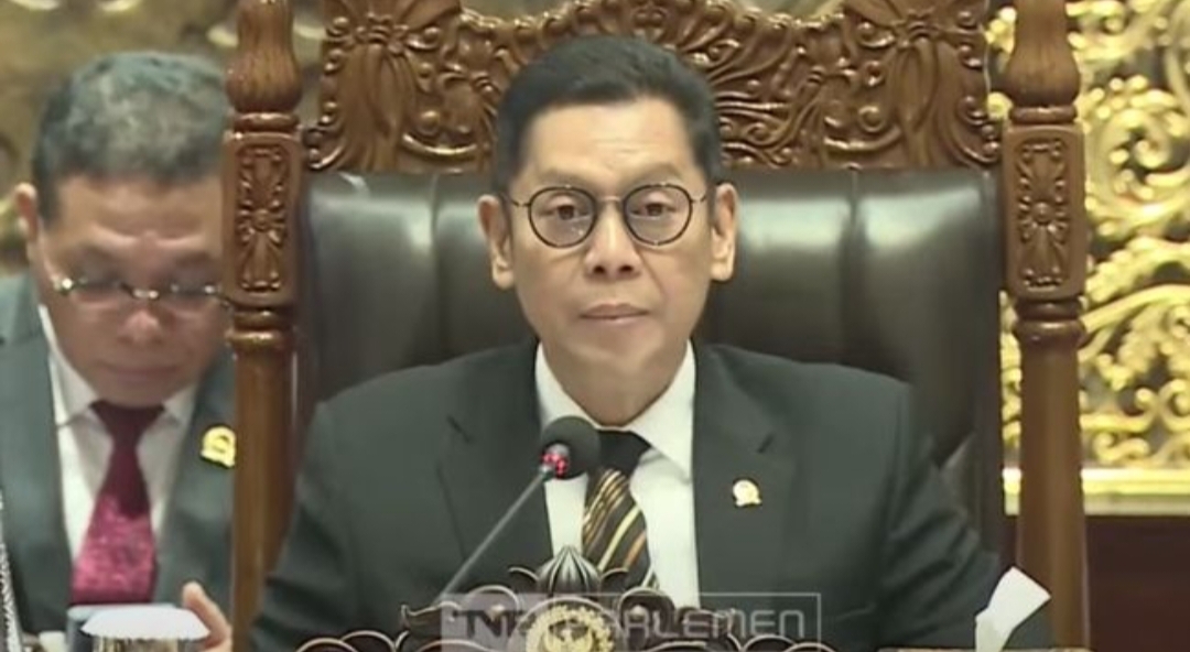 Foto: Wakil Keua DPR RI, Adis Kadir saat Rapat paripurna DPR RI ke-19 masa persidangan III tahun sidang 2024-2025. (YouTube/DPR RI)