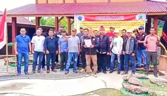 Pernyataan Masyarakat adat Wita Mori di Desa Bunta mengecam keras Hamid CS (foto: ist)