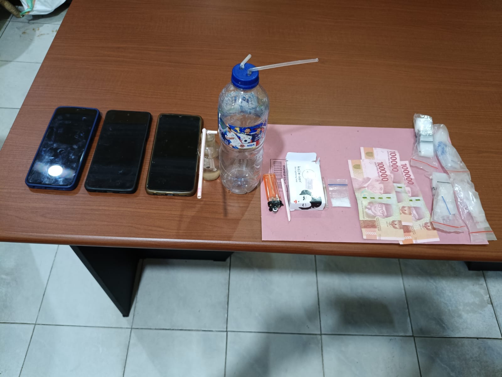 Barang bukti telah diamankan di Polres Parigi Moutong