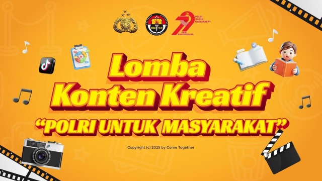 Lomba Konten Kratif menjelang peringatan Hari Bhayangkara Ke-79 Tahun 2025.