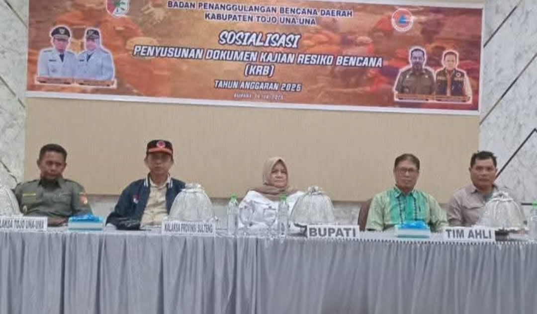 (Foto: Kelurahan Labia bae) Pemerintah Daerah Kabupaten Tojo Una Una (Touna), Melalui BPBD melaksanakan sosialisasi penyusunan dokumen kajian resiko bencana
