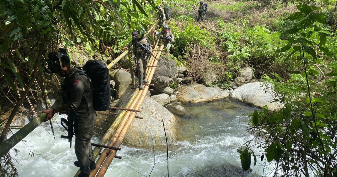 Tim Alfa 1 Satgas III Preventif Operasi Madago Raya kembali melaksanakan patroli jalur klasik