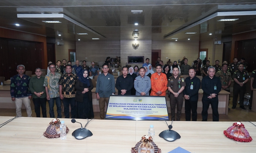 Sosialisasi Pengawasan Multimedia (Foto: PPID Utama/Humas Pemprov Sulteng)