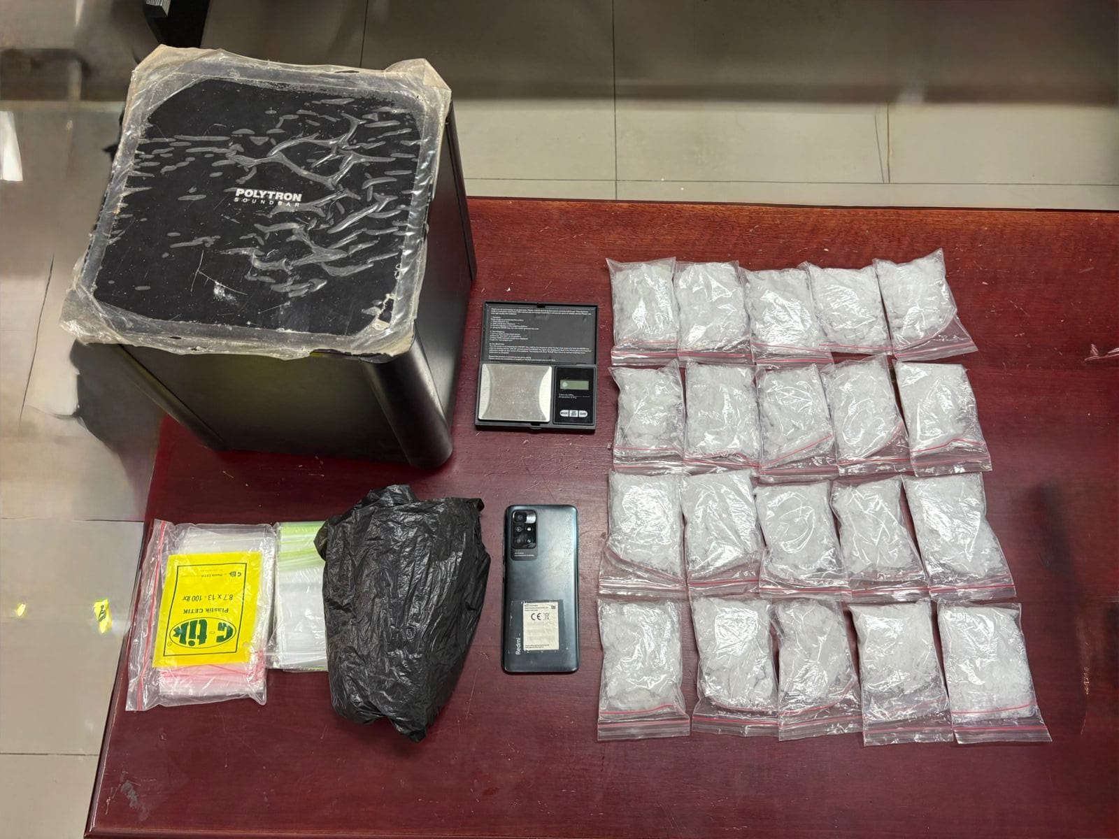 Barang bukti kini diamankan di Polda Sulteng