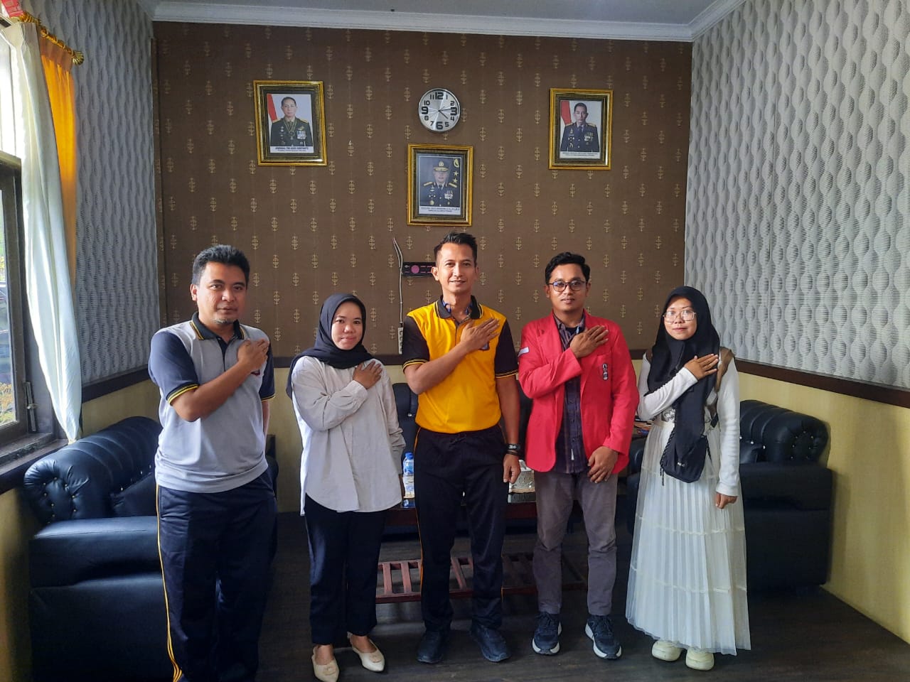 GMNI) Kabupaten Tojo Una-Una berkunjung ke Markas Komando (Mako) Polres Tojo Una-Una, Selasa (29/07/2025).