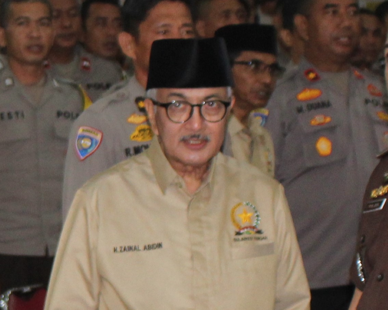 Ketua FKUB Sulteng, Prof. Dr. KH. Zainal Abidin, M.Ag