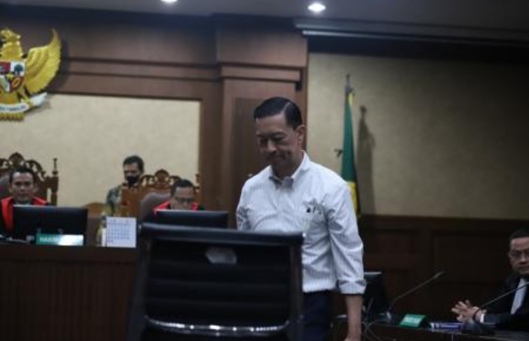 Mantan Menteri Perdagangan (Mendag) Thomas Trikasih Lembong alias Tom Lembong di sidang pembacaan vonis, Jumat (18/7/2025). (Foto: Arif Julianto)