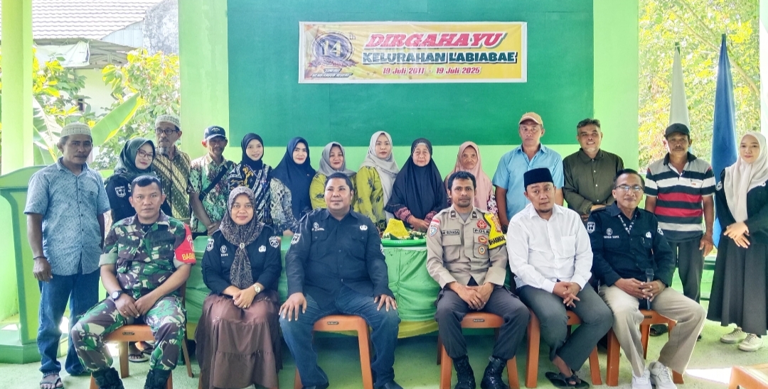 Pemerintah Kelurahan Labiabae, Kabupaten Tojo Una-Una, Sulawesi Tengah, baru-baru ini merayakan Hari Jadi Kelurahan Labiabae yang ke-14.