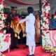 Kapolsek Walea Kepulauan, Iptu Arisanto Lantona, dipercaya sebagai inspektur upacara.