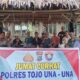 Sat Binmas Polres Tojo una-una Sulawesi Tengah, melaksanakan Jum'at Curhat dengar Langsung Aspirasi, maupun Keluhan Masyarakat pada hari Jum'at (22/8/2025).